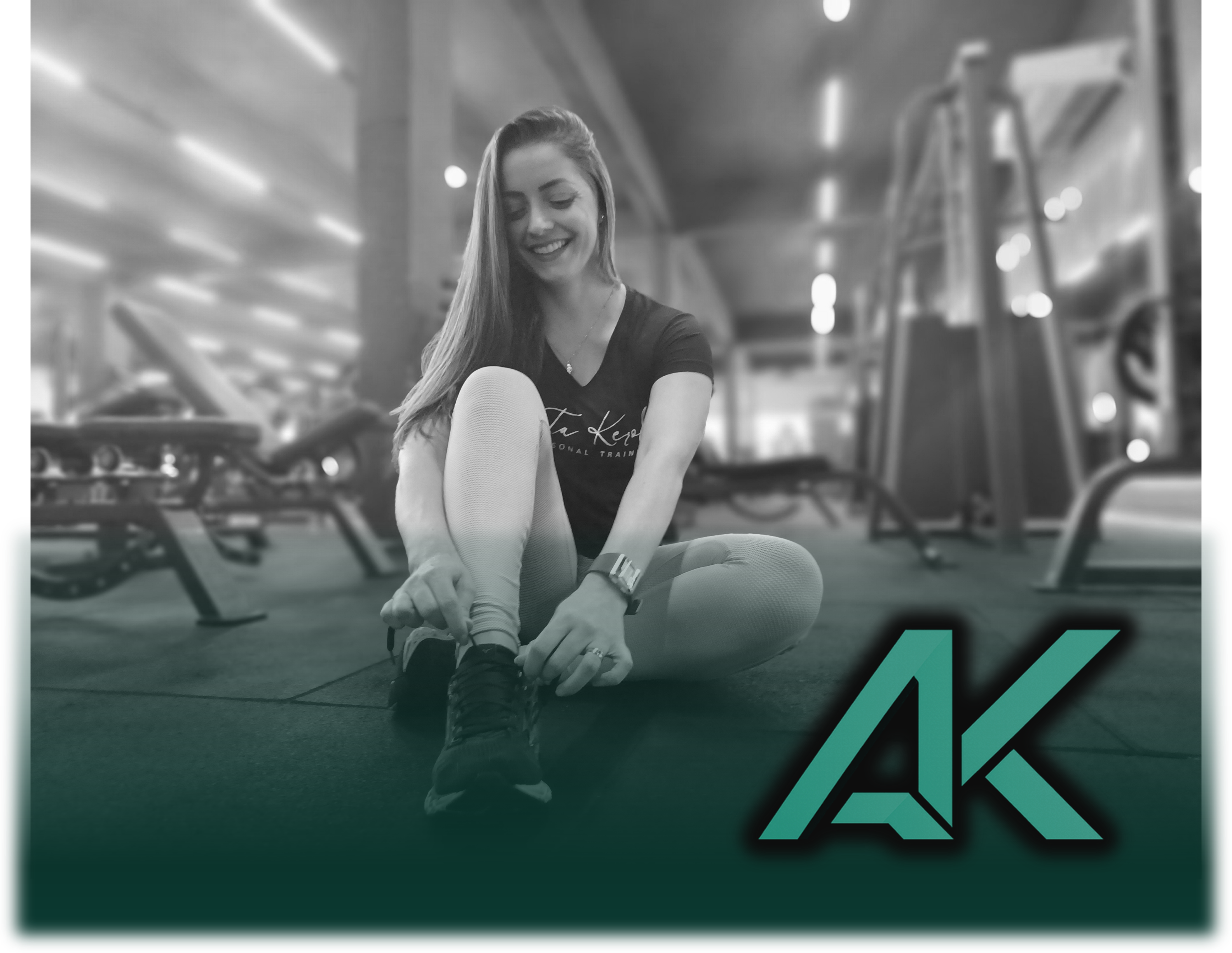 Agata Kerol durante um treino